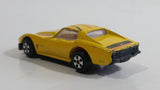 Speeding Wheels Chevrolet Corvette Yellow Die Cast Toy Car Vehicle