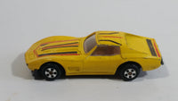 Speeding Wheels Chevrolet Corvette Yellow Die Cast Toy Car Vehicle