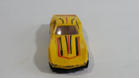 Speeding Wheels Chevrolet Corvette Yellow Die Cast Toy Car Vehicle