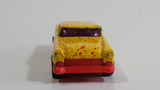 1996 Hot Wheels '55 Chevy Yellow with Red Splatter Paint Die Cast Toy Classic Car Vehicle