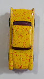 1996 Hot Wheels '55 Chevy Yellow with Red Splatter Paint Die Cast Toy Classic Car Vehicle