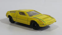 Unknown Brand Exotic Luxury Sports Car Yellow Die Cast Toy Car Vehicle