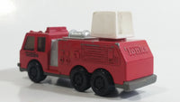 1992 Tonka Red Fire Ladder and Hook Truck Die Cast Toy Vehicle - McDonald's Happy Meal