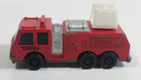 1992 Tonka Red Fire Ladder and Hook Truck Die Cast Toy Vehicle - McDonald's Happy Meal