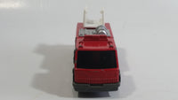 1992 Tonka Red Fire Ladder and Hook Truck Die Cast Toy Vehicle - McDonald's Happy Meal