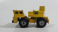 1987 Matchbox Mobile Crane "Reynolds Crane Hire" Yellow Die Cast Toy Car Construction Equipment Vehicle