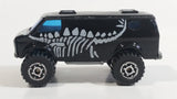 1997 Matchbox Dino Riders 4x4 Chevy Van "Stegosaurus" Black Die Cast Toy Car Vehicle