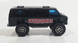 1997 Matchbox Dino Riders 4x4 Chevy Van "Stegosaurus" Black Die Cast Toy Car Vehicle