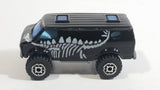 1997 Matchbox Dino Riders 4x4 Chevy Van "Stegosaurus" Black Die Cast Toy Car Vehicle