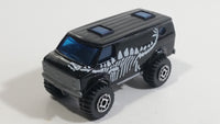 1997 Matchbox Dino Riders 4x4 Chevy Van "Stegosaurus" Black Die Cast Toy Car Vehicle