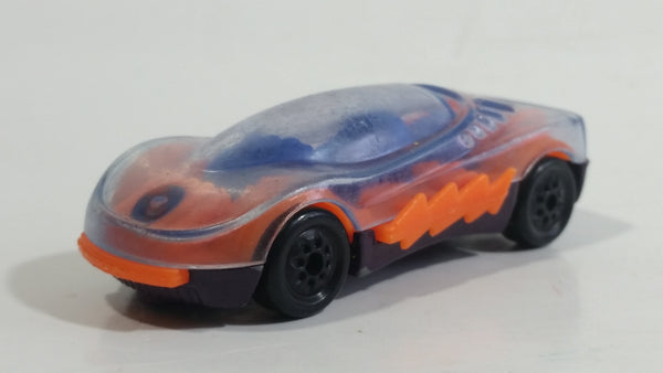 1995 Hot Wheels Lightning Speed #9 Orange Die Cast Toy Car Vehicle - McDonalds Happy Meal