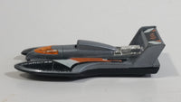 1998 Hot Wheels Hydroplane Silver Grey Die Cast Toy Speed Boat Vehicle