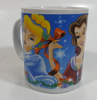 Disney Cinderella Belle and Sleeping Beauty Christmas Holiday Themed Ceramic Coffee Mug Cup