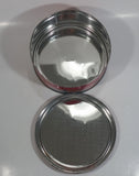 Walt Disney Classic Car and Mickey Mouse Cartoon Characters Themed Fancy Fun Cookies Red Round Tin Metal Container