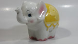 Very Rare Hard To Find 1986 Enesco Growing Up Age 4 Elephant Shaped Ceramic Coin Bank