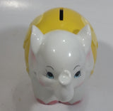 Very Rare Hard To Find 1986 Enesco Growing Up Age 4 Elephant Shaped Ceramic Coin Bank