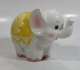 Very Rare Hard To Find 1986 Enesco Growing Up Age 4 Elephant Shaped Ceramic Coin Bank