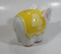 Very Rare Hard To Find 1986 Enesco Growing Up Age 4 Elephant Shaped Ceramic Coin Bank