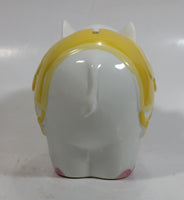 Very Rare Hard To Find 1986 Enesco Growing Up Age 4 Elephant Shaped Ceramic Coin Bank