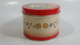 Walt Disney Mickey Mouse and Minnie Mouse Serenade Hard Candies Red Oval Shaped Tin Metal Container