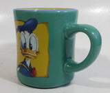 Disney Donald Duck Cartoon Character Teal Green Ceramic Coffee Mug Cup