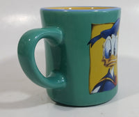 Disney Donald Duck Cartoon Character Teal Green Ceramic Coffee Mug Cup