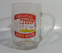 Vintage Hires Root Beer Soda Pop Beverage Burger King Restaurants Clear Large Round Glass Mug