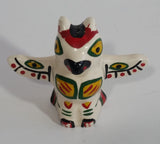 Horseshoe Bay, B.C. Bird Themed Totem Pole Shaped Ceramic Salt or Pepper Shaker Souvenir Travel Collectible