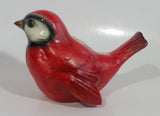 Vintage Goebel Germany Red Cardinal Porcelain Bird Sculpture Ornament
