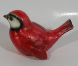 Vintage Goebel Germany Red Cardinal Porcelain Bird Sculpture Ornament