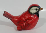 Vintage Goebel Germany Red Cardinal Porcelain Bird Sculpture Ornament