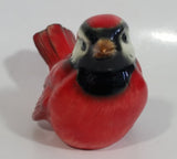 Vintage Goebel Germany Red Cardinal Porcelain Bird Sculpture Ornament
