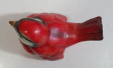 Vintage Goebel Germany Red Cardinal Porcelain Bird Sculpture Ornament