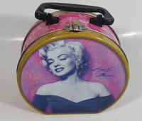 2005 Marilyn Monroe Pink Round Tin Metal Lunch Box with Handle