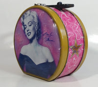 2005 Marilyn Monroe Pink Round Tin Metal Lunch Box with Handle