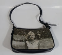 Marilyn Monroe Jeweled Necklace and Earrings Black and White Print Purse