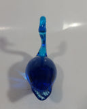 Enerdya Sweden Blue Art Glass Swan Bird Decorative Ornament