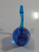 Enerdya Sweden Blue Art Glass Swan Bird Decorative Ornament