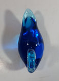 Enerdya Sweden Blue Art Glass Swan Bird Decorative Ornament