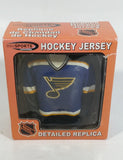 2002 Mini Sports Collectibles NHL Detailed Replica Hockey Jersey St. Louis Blues Dark Blue Version In Box