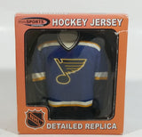 2002 Mini Sports Collectibles NHL Detailed Replica Hockey Jersey St. Louis Blues Dark Blue Version In Box