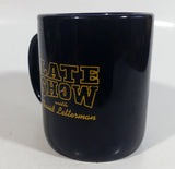 Late Show with David Letterman Dark Blue Ceramic Coffee Mug TV Television Show Entertainment Collectible