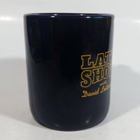 Late Show with David Letterman Dark Blue Ceramic Coffee Mug TV Television Show Entertainment Collectible