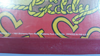 Disney Mickey Mouse Riding Horse "Giddy Up" 17" x 21" Red Framed Art Print