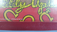 Disney Mickey Mouse Riding Horse "Giddy Up" 17" x 21" Red Framed Art Print