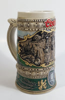 ﻿1990 Ceramarte Coors Brewing Company 1935 Print Advertisement Hand Painted Ceramic Beer Stein Made in Brazil