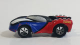 2011 Maisto Marvel Velocidad Spiderman Blue Red Die Cast Toy Superhero Car Vehicle