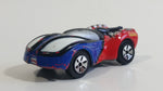 2011 Maisto Marvel Velocidad Spiderman Blue Red Die Cast Toy Superhero Car Vehicle