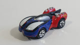 2011 Maisto Marvel Velocidad Spiderman Blue Red Die Cast Toy Superhero Car Vehicle