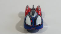 2011 Maisto Marvel Velocidad Spiderman Blue Red Die Cast Toy Superhero Car Vehicle